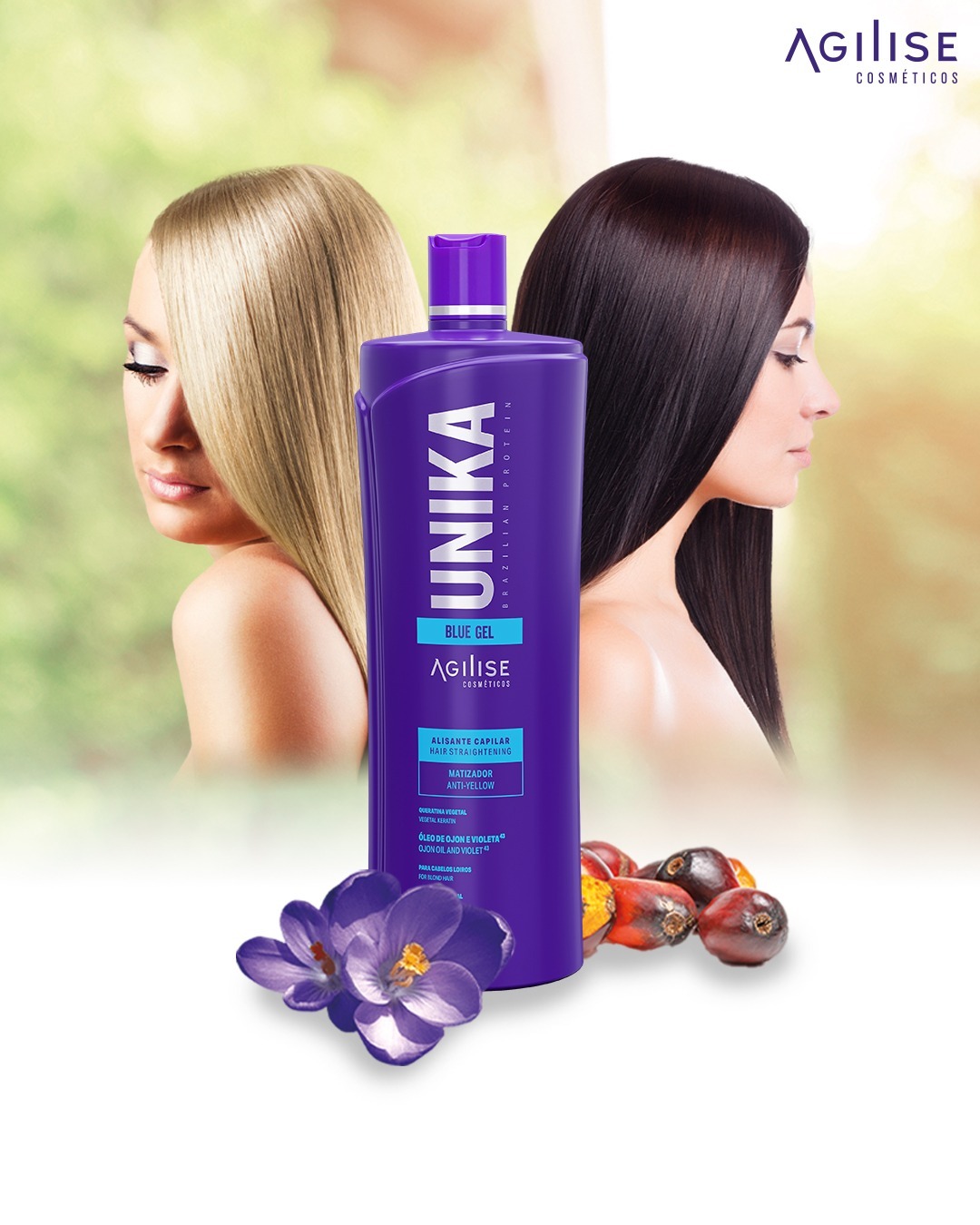 Gel for hair on sale straightening